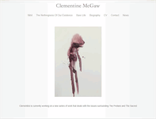 Tablet Screenshot of clementinemcgaw.com